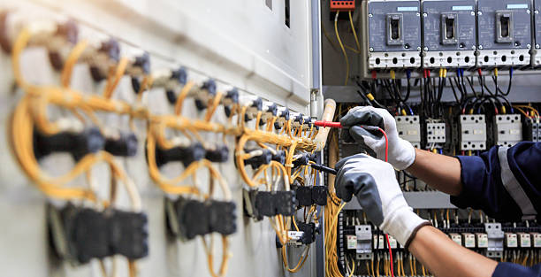 Professional Electrician technician working in St. Augusta, MN